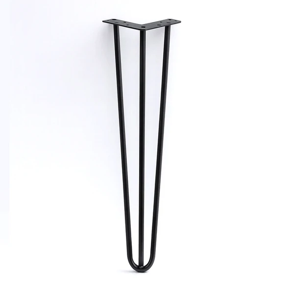 Martı Siyah Metal Sehpa Ayağı 71 cm Tekli Masa Ayağı Dayanıklı Mobilya Destek Ayağı Yükseltici Model ürün görseli