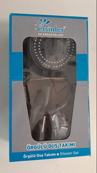 MAFSALLI SİYAH DUŞ SETİ (ÖRGÜLÜ HORTUM FONKSİYONLU EL DUŞU) - SİYAH - Resim 4