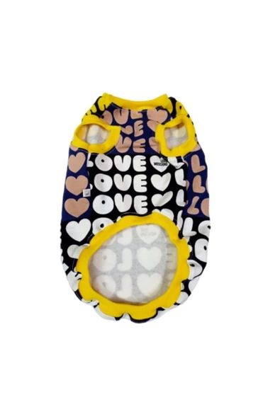 Gobo Love Desenli Kedi Köpek Kıyafeti Elbisesi Large/l/beden 3 ürün görseli 1