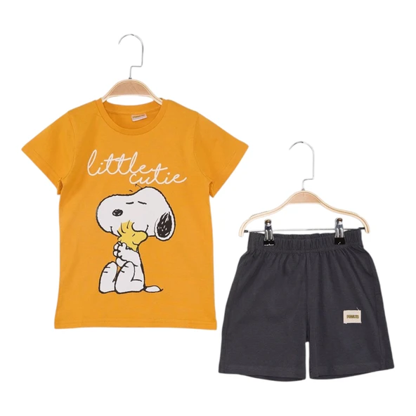 Snoopy Lisanslı Erkek Çocuk 2'li Takım 22010 ürün görseli 1