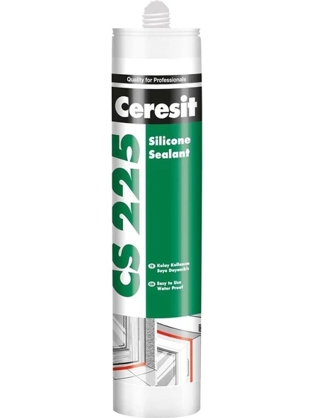 Ceresit Cs225 Şeffaf silikon 280 gr ürün görseli