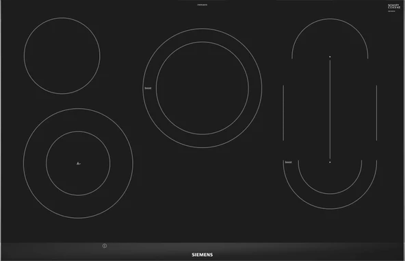 Siemens ET875LMV1D iQ500 Elektrikli Ocak 80 cm Siyah, - Resim 4
