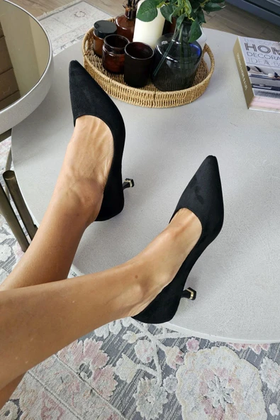 10 670 Topukla Kadın 6 cm Kadeh Topuk Stiletto - Resim 11
