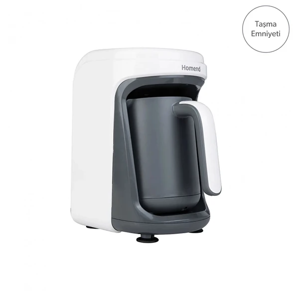 Homend Pottoman 1830H Türk Kahve Makinesi - Krem - Resim 3