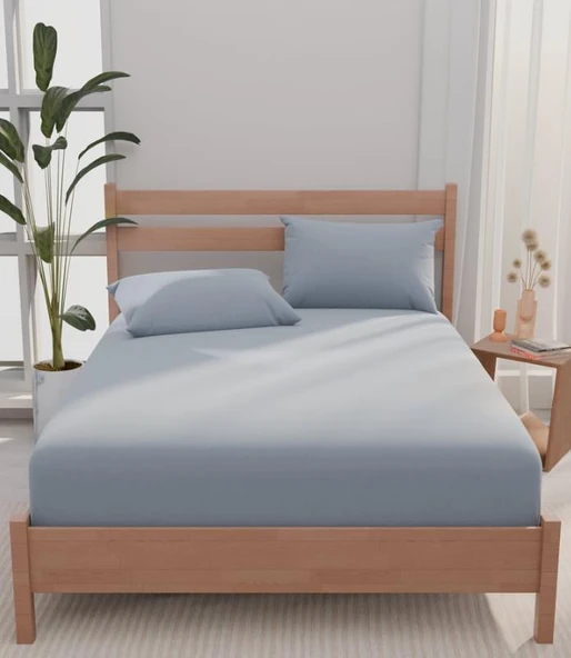 AP Urban Çift Kişilik Mavi Çarşaf ürün görseli 1