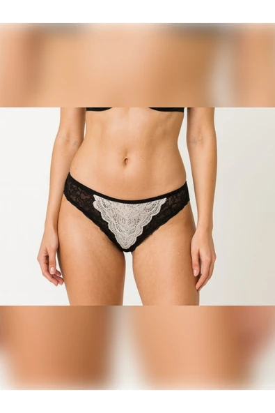 STORMED Beyaz Dantel Detaylı Brazilian Külot 1011 ürün görseli 1