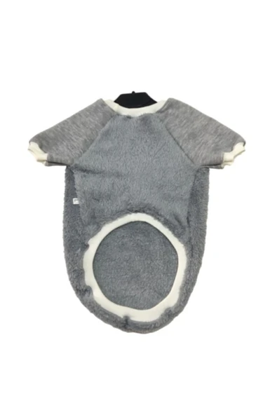 Gobo Welsoft Gri Penye Kollu Kedi Köpek Kıyafeti Elbisesi Large/l/beden 3 ürün görseli 1