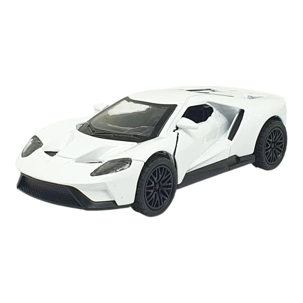 Çek Bırak Metal Arabalar 13 cm - SR2211- Beyaz ürün görseli