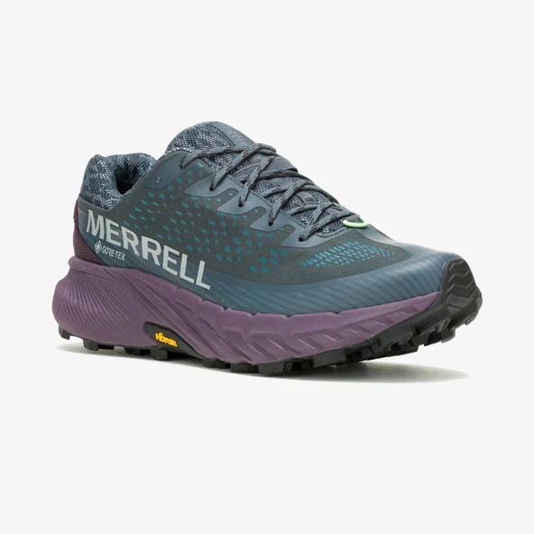Merrel Agility Peak Gore-Tex Erkek Mor Outdoor Ayakkabı   J068187 - Resim 2