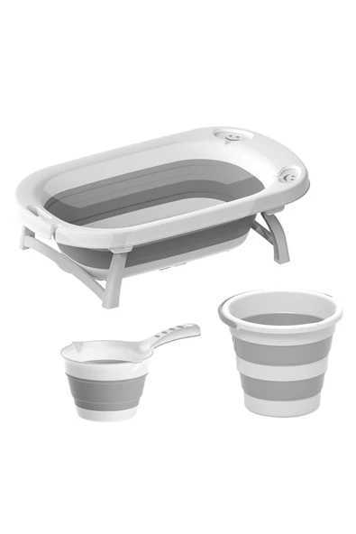 Bebeck Katlanabilir Banyo Seti 3LÜ Set ürün görseli