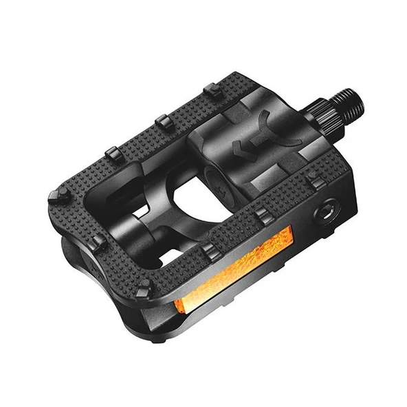 Impact PDL-158 Katlanır Bisiklet Pedalı City Plastik Katlanır Reflektörlü Elektrikli Katlanır Bisiklet Pedalı Siyah - Resim 2