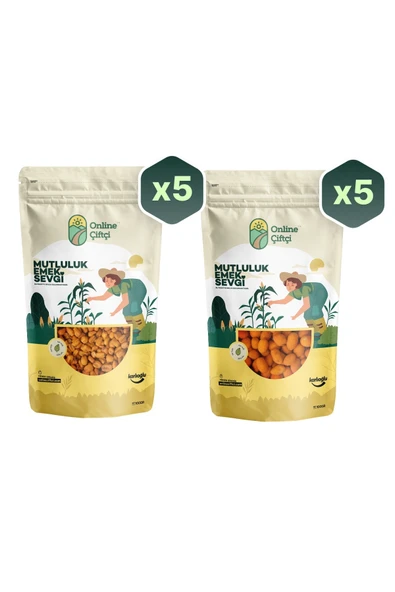 Online Çiftçi Soslu Mısır ve Yer Fıstığı Avantaj Seti 10x100Gr