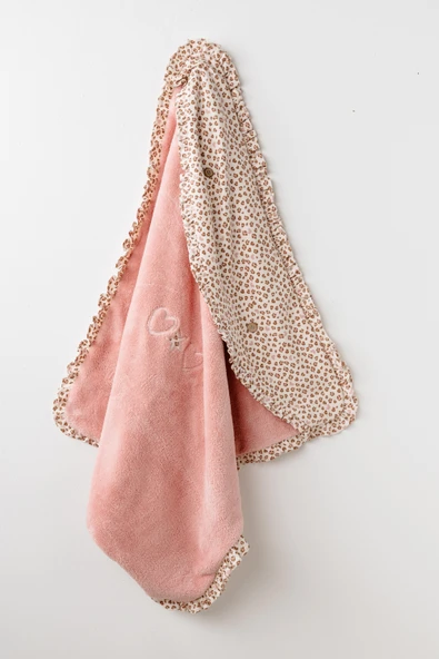 Kız Bebek Battaniye Blanket 90x85 Welsoft AC26241 - Resim 3