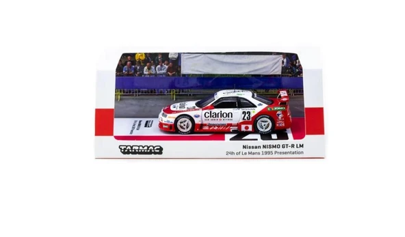 Tarmac Works Nissan NISMO GT-R LM 24h of Le Mans 1995 Presentation 1/64 Model Araba - Resim 2