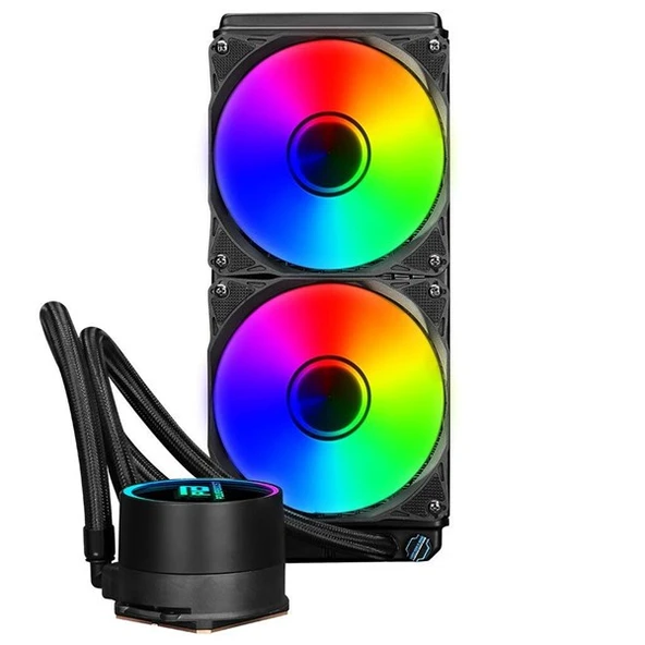 <![CDATA[POWERBOOST 240mm DEEP PB-LCS-PI240 ARGB Sıvı Soğutmalı AM5-1851p İşlemci Fanı]]> - 2