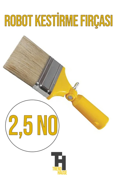 2,5 NO' lu Robot Kestirme Fırçası Kolay Kullanım