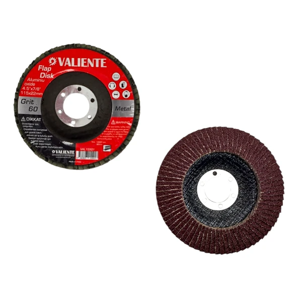 Fixonic Valiente VAL15501 115mm 60 Kum Flap Disk/Zımpara ürün görseli 1