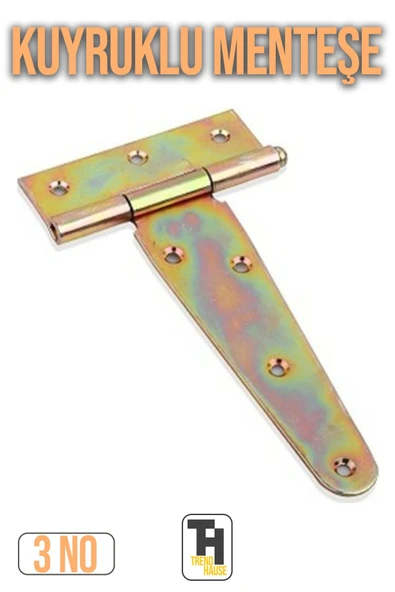 NO 3 Kuyruklu Menteşe Kolay Montajlı Güvenli ve Sağlam Bağlantı Çözümü (24 Adet)