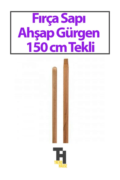 Fırça Sapı Ahşap Gürgen 150 cm Tekli