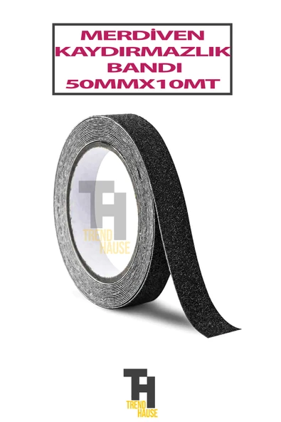 MERDİVEN KAYDIRMAZLIK BANTI GENİŞLİK 50 MM UZUNLUK 10 METRE