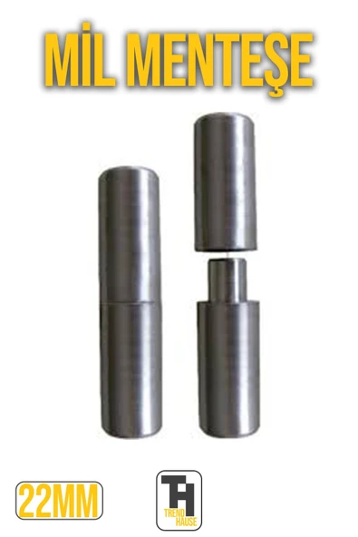 Mil Menteşe Ağır Yük Tipi Ekstra Dayanıklı Kolay Montajlı Ürün 22 mm