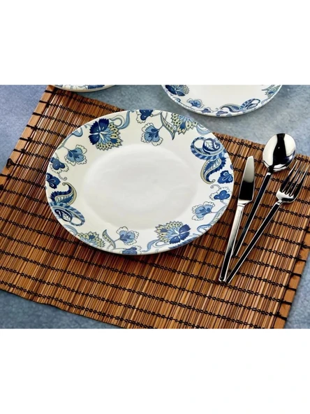 Cooker CKR4225 Çiçek Desenli Porselen Servis Tabağı 23 cm 6'lı ürün görseli