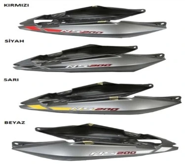 BAJAJ SELE ALTI PANEL KIRMIZI 200 NS ürün görseli 1