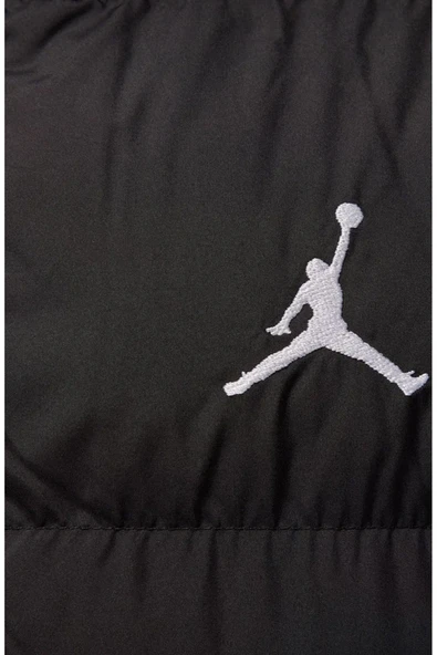 M J Brk Puffer Erkek Siyah Ceket - Resim 4