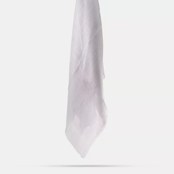 Flamlı Pamuklu Eşarp (96x96 cm. Gri) - 2