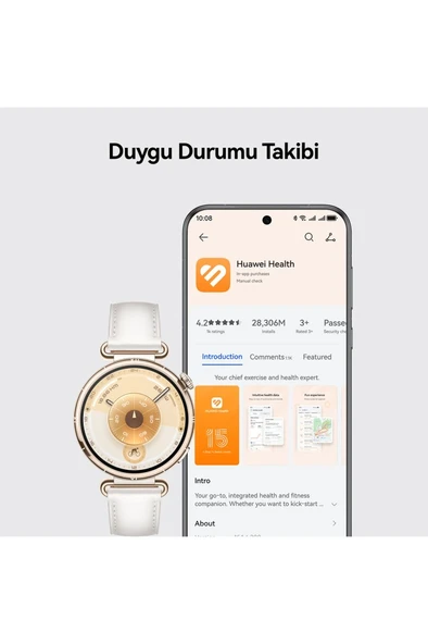 Watch GT 6 46 MM - Siyah - Resim 8