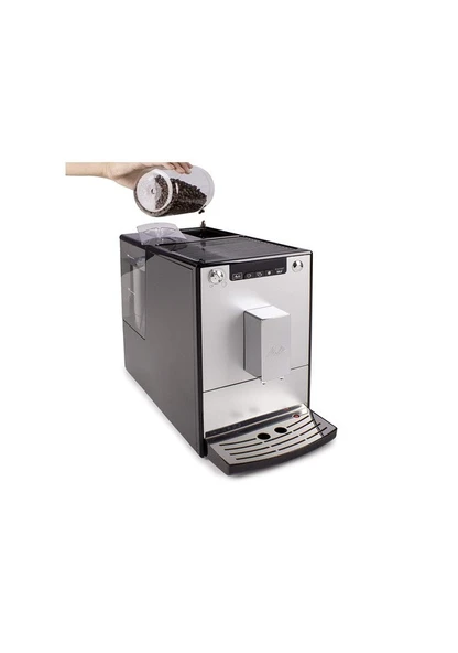 Melitta Melitta Caffeo Solo E950-203 Gümüş Tam Otomatik Espresso Makinesi - Resim 4