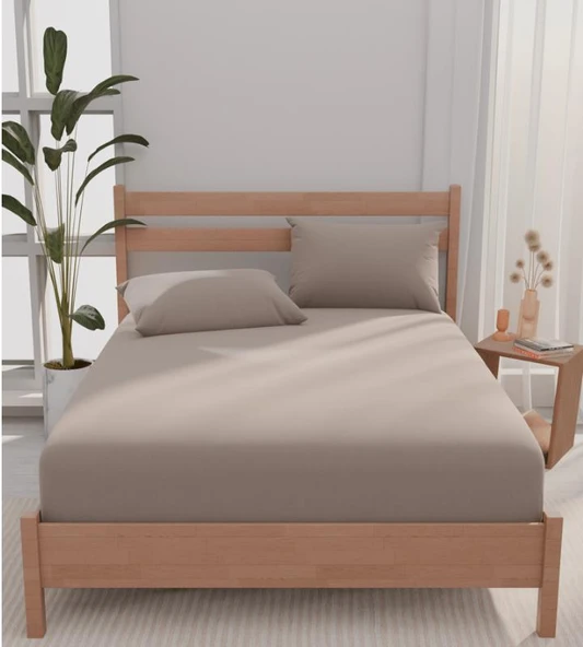 AP Urban Çift Kişilik Bej Çarşaf ürün görseli 1