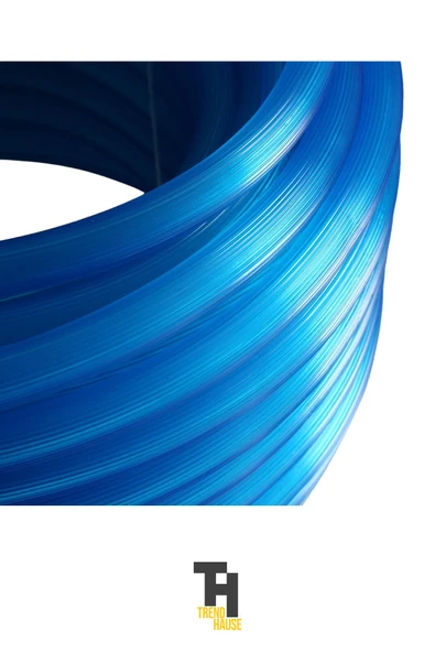 1/2 Silikonlu Dayanıklı Bahçe Hortumu (100 Metre) Mavi - 2