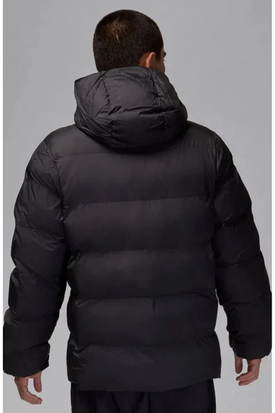 M J Brk Puffer Erkek Siyah Ceket - Resim 3