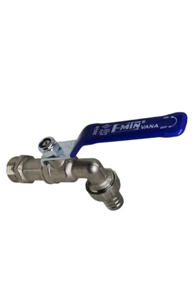 Küresel Bahçe Sulama Musluğu 1/2" Prinç