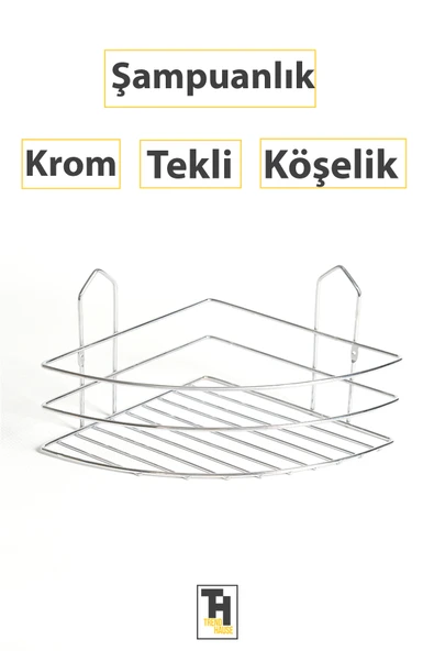 2'Li Krom Köşeli Şampuanlık Yüksek Kalite