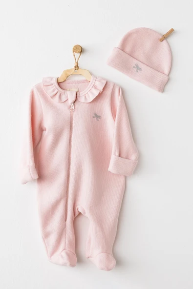 Kız Bebek Tulum Takım Romper Hat Set Casual AC26219 ürün görseli