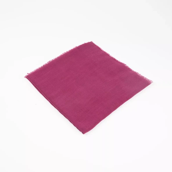 Flamlı Pamuklu Eşarp (96x96 cm. Mor) ürün görseli 1