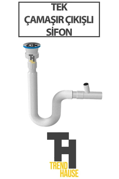 Tek Çamaşır Çıkışlı Sifon ürün görseli 1