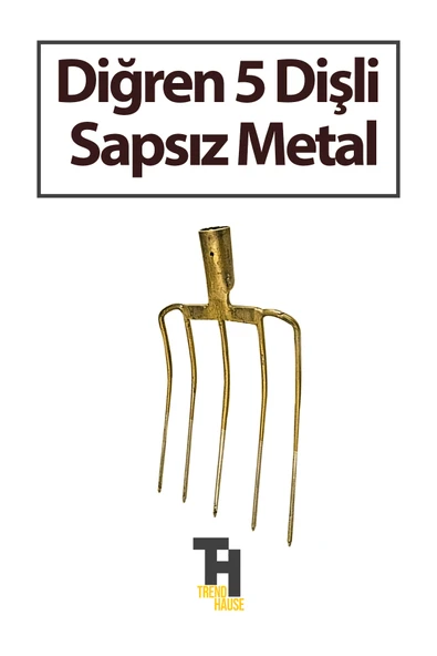 Diğren 5 Dişli Sapsız Metal