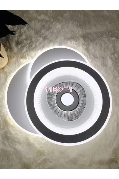 1153-1 PLAFONYER LED AVİZE 3 Renk Işık Modlu (Beyaz / Sarı / Gün Işığı) ürün görseli