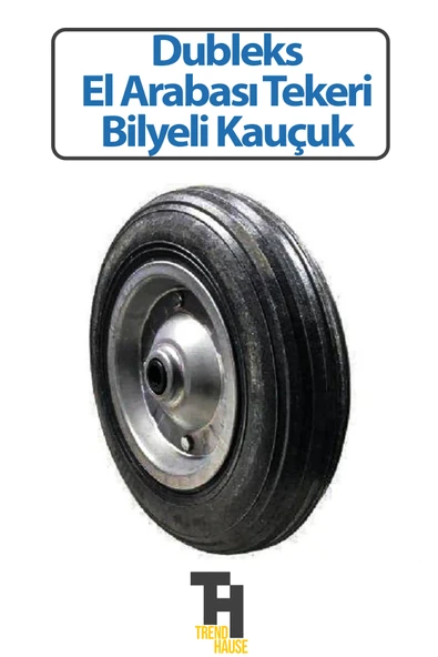 Dubleks El Arabası Tekeri Bilyeli Kauçuk ürün görseli 1
