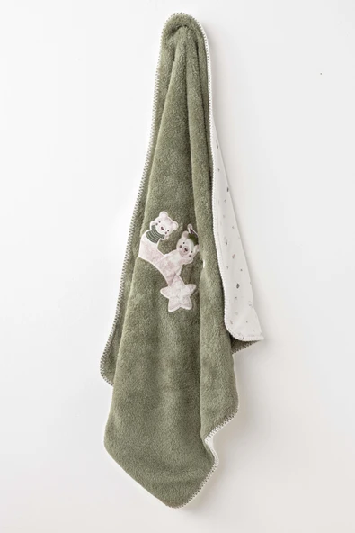 Bebek Battaniye Blanket 90x85 Welsoft AC26190 - Resim 2