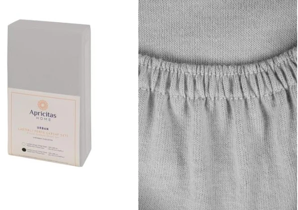 AP Urban Çift Kişilik Gri Çarşaf - Resim 2