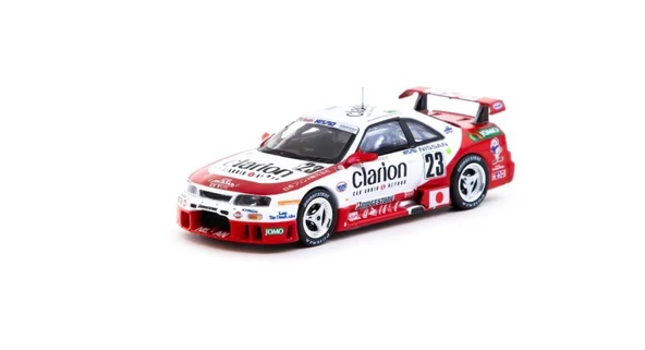 Tarmac Works Nissan NISMO GT-R LM 24h of Le Mans 1995 Presentation 1/64 Model Araba - Resim 3