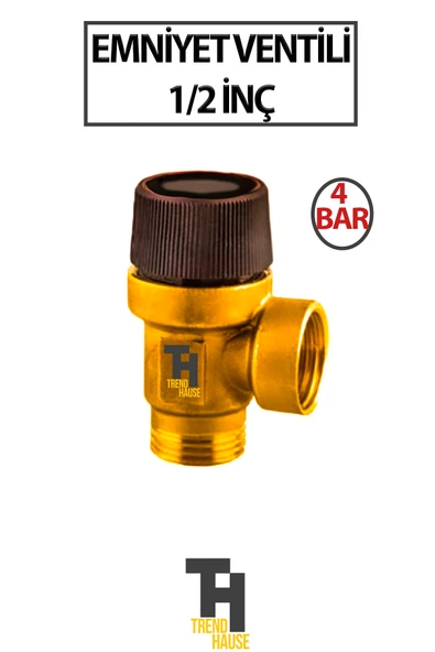 EMNİYET VENTİLİ 1/2İNÇ 4 BAR
