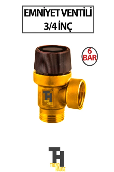 EMNİYET VENTİLİ 3/4 İNÇ 6 BAR