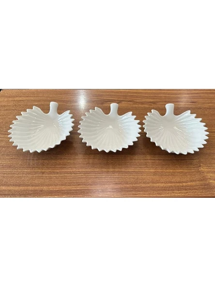 Cooker CKR3626 Yaprak Model Porselen Çerezlik 6 Parça ürün görseli 1