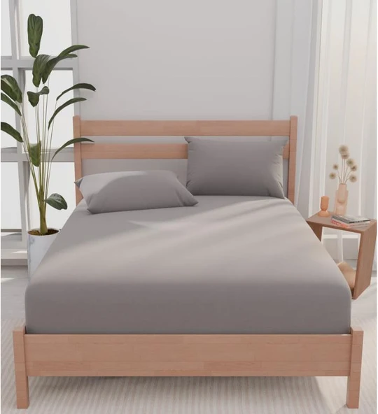 AP Urban Çift Kişilik Gri Çarşaf ürün görseli 1