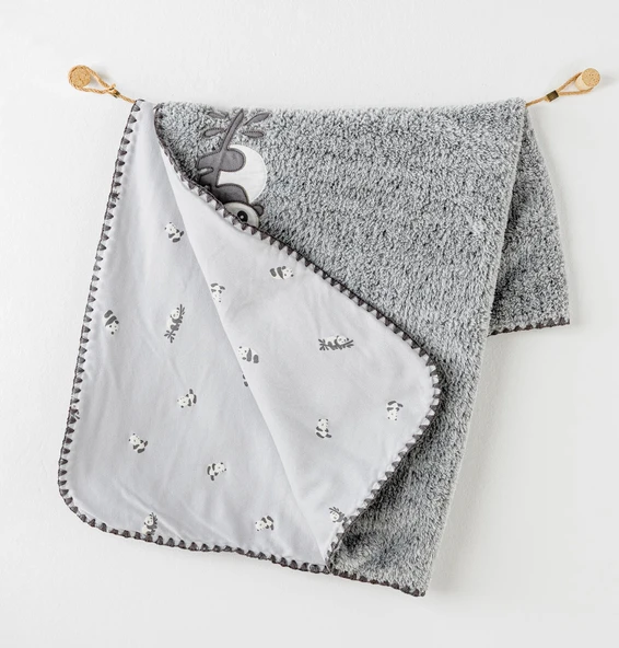 Erkek Bebek Battaniye Blanket 90x85 Welsoft Keep Smiling AC26033 ürün görseli